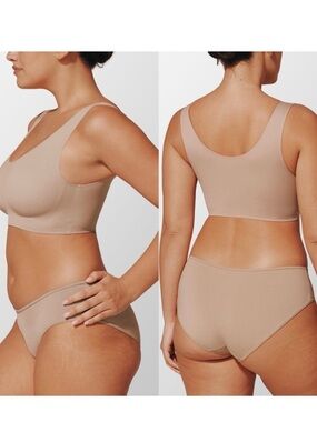 NWT Thirdlove Smoothing Scoop Wireless Bra in Light Taupe Sz Medium 💛🍄